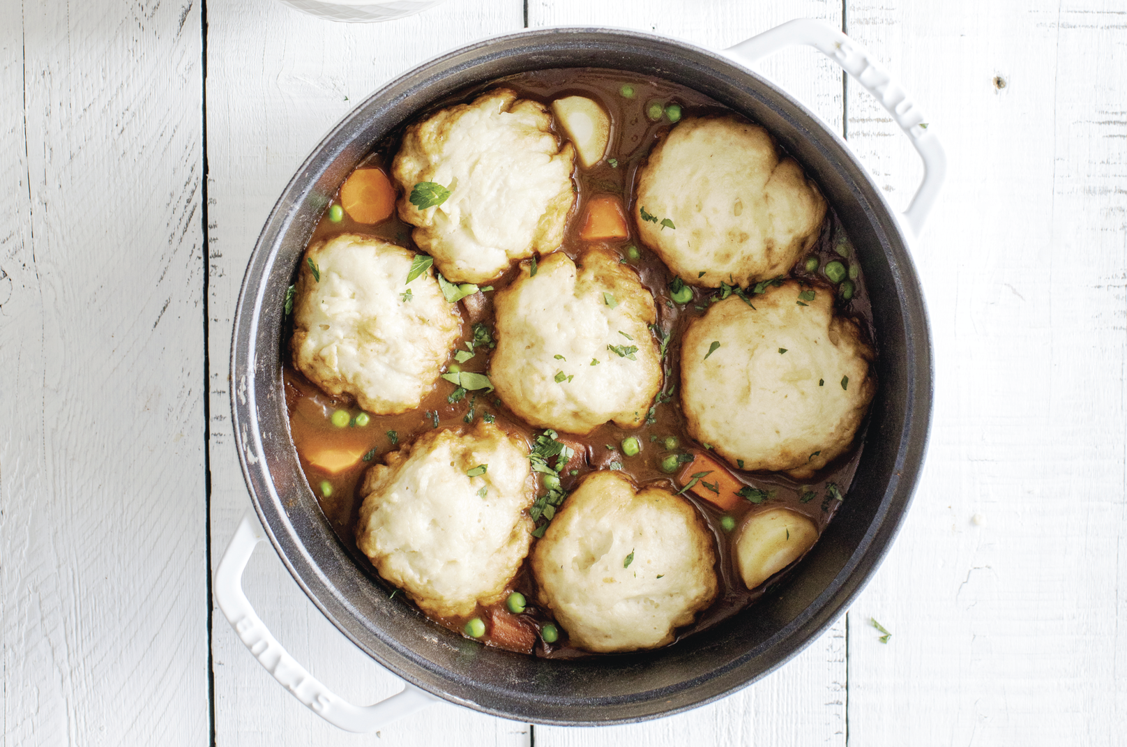 Vegan Veggie Stew with Dumplings