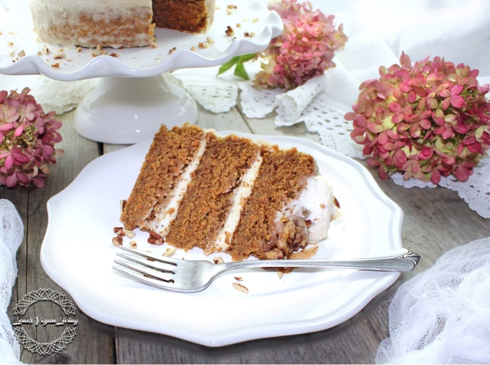 carrot cake layer cake vegan
