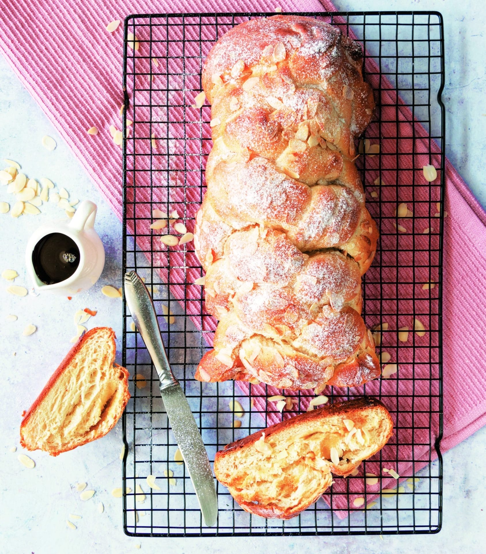 Vegan Marzipan Challah