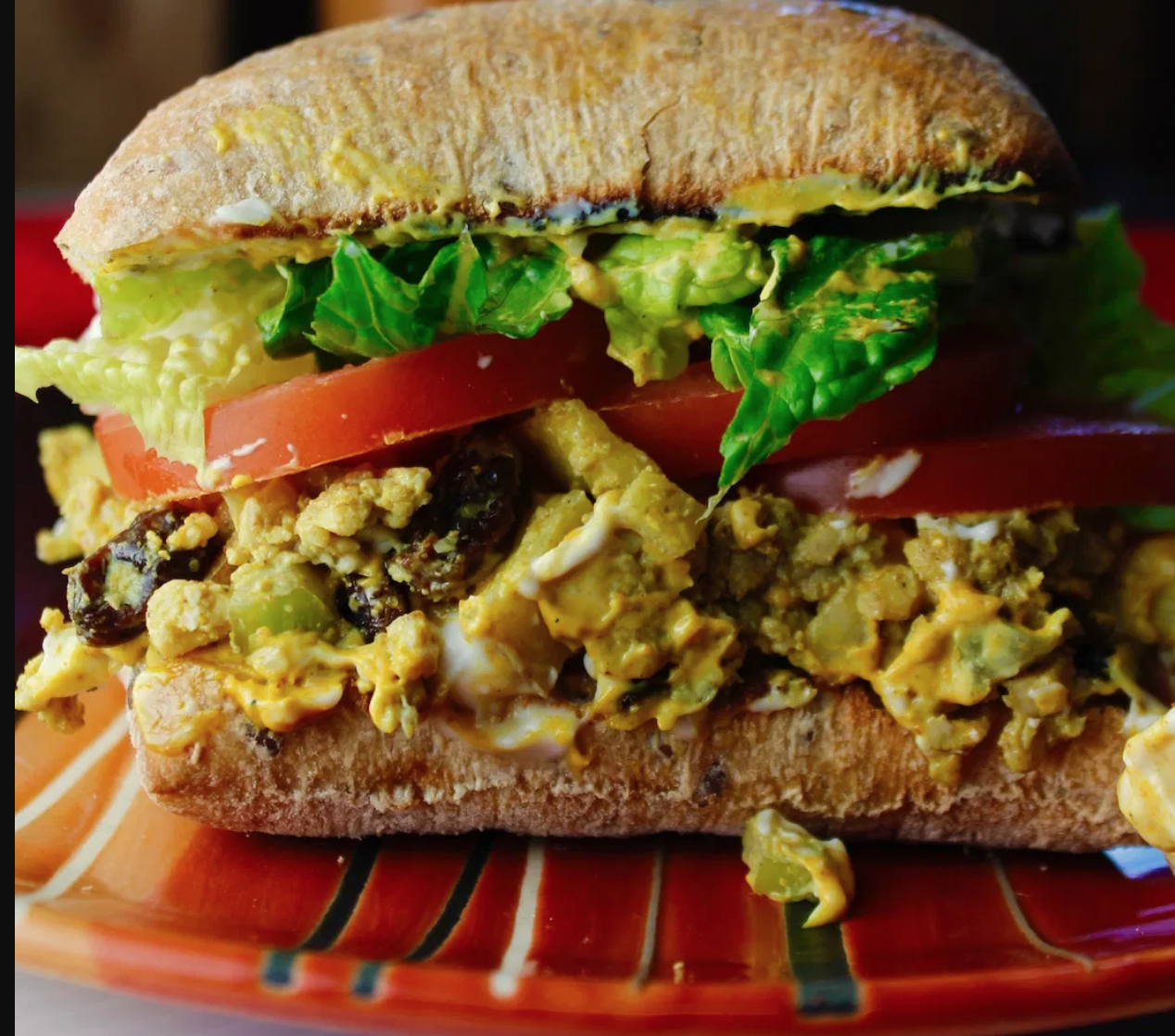 Curried Tempeh Salad Sandwich