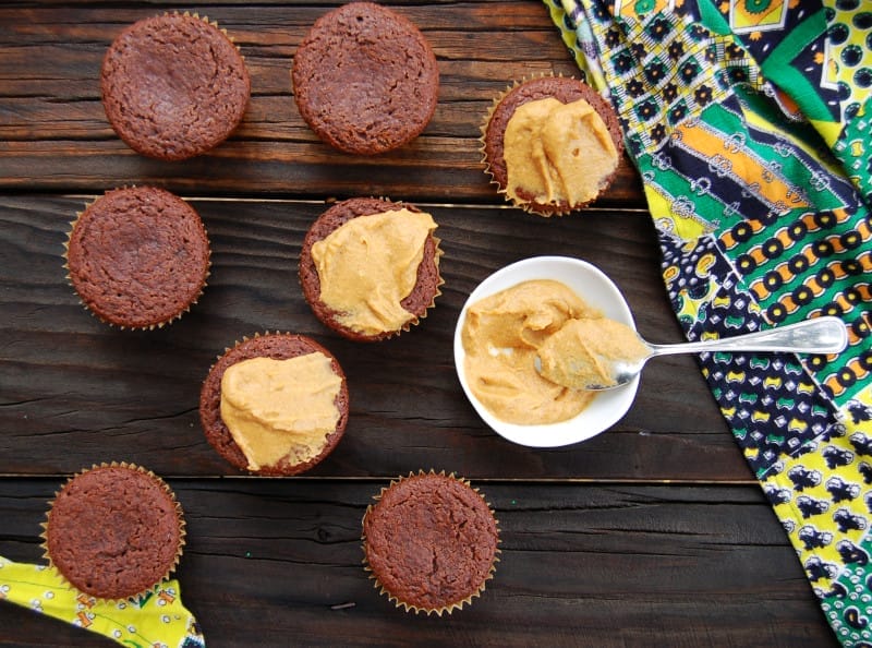 Flourless Chocolate Cupcakes