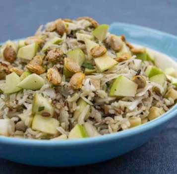 wild rice and sauerkraut salad