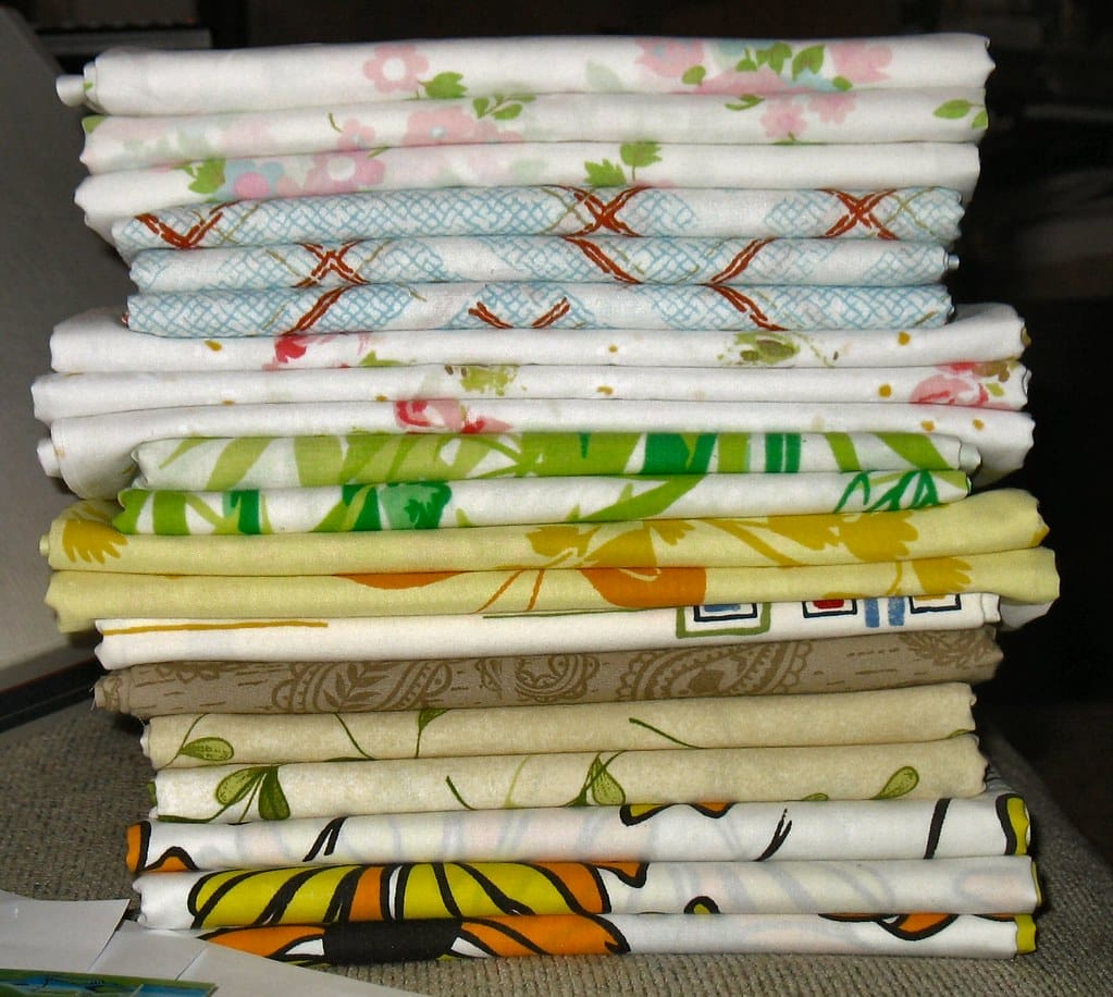 stack of blankets