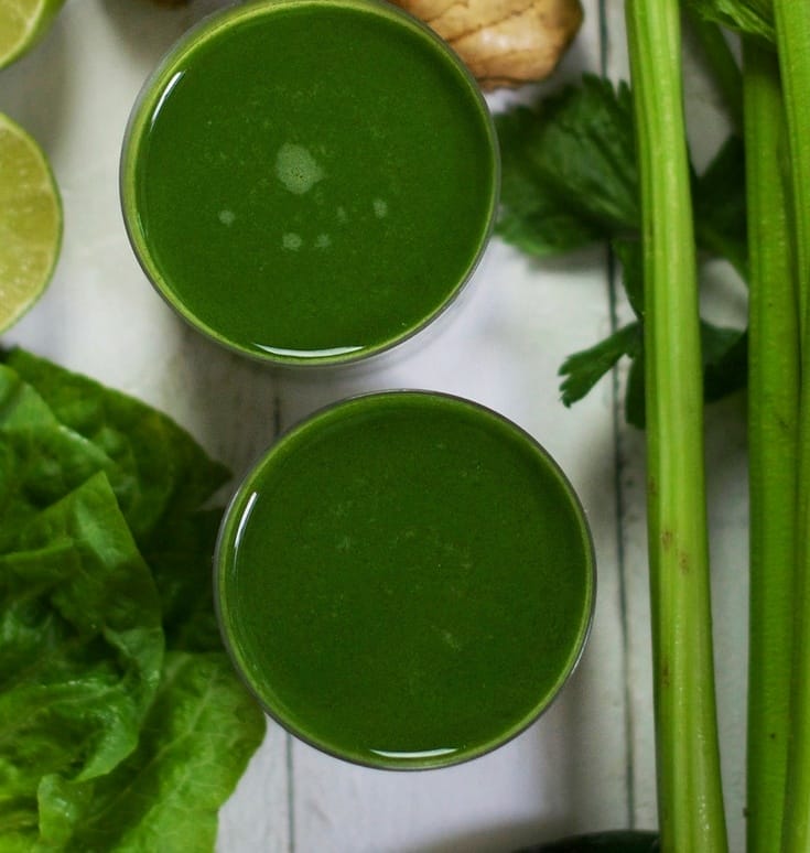 vegan alkaline green juice