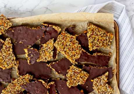 Peanut Butter Quinoa Bark