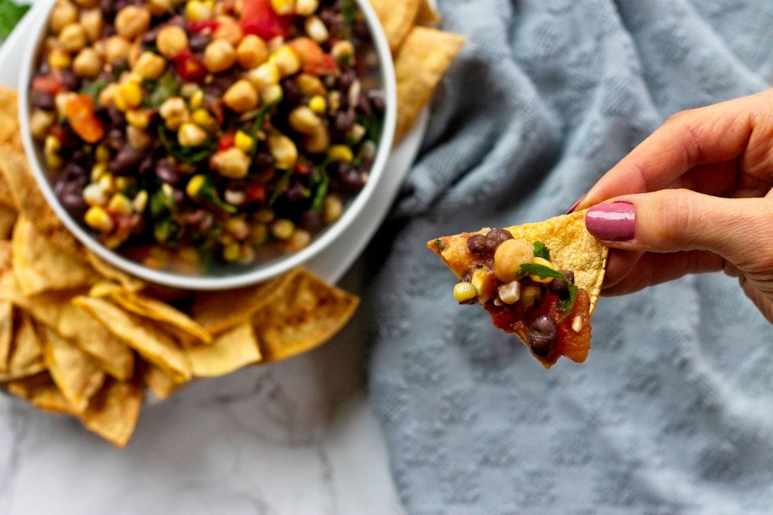 Vegan Bean Salsa