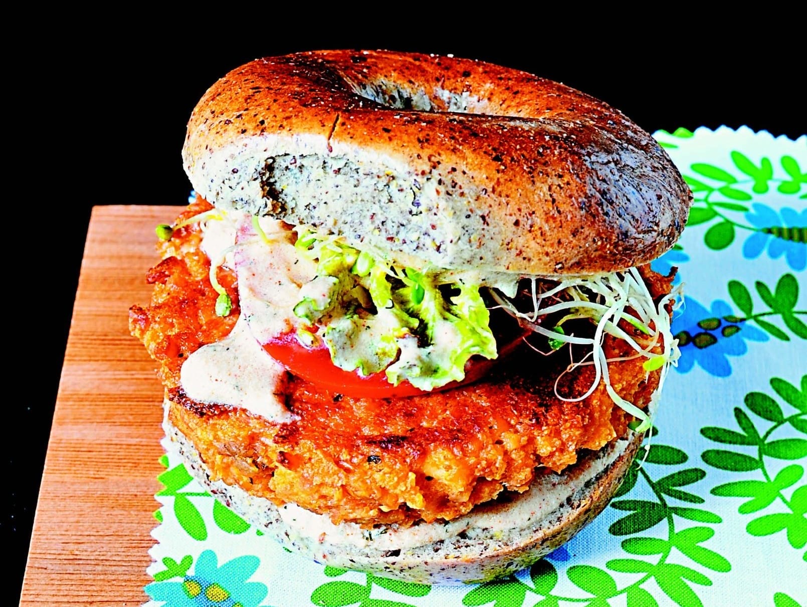 Vegan Trifecta Burger vegan