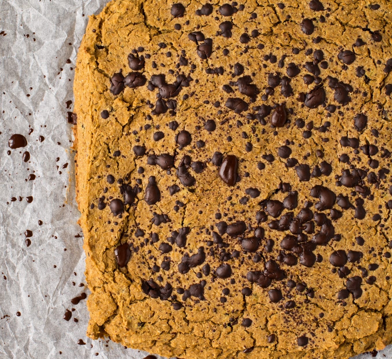 vegan pumpkin blondies