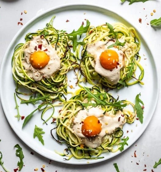 Zucchini Eggs Nests