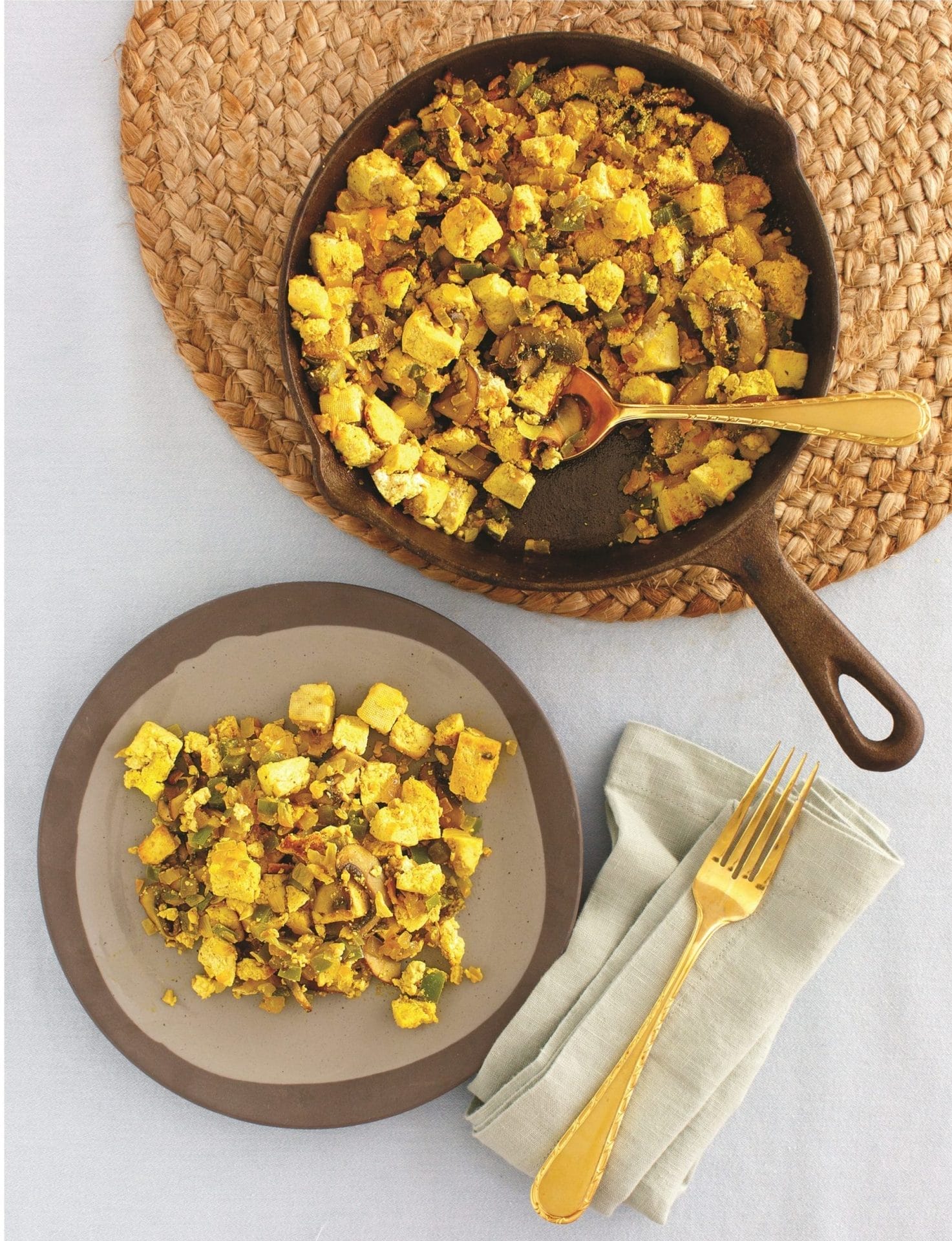 Chili Masala Tofu Scramble