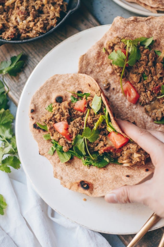 lentil wraps