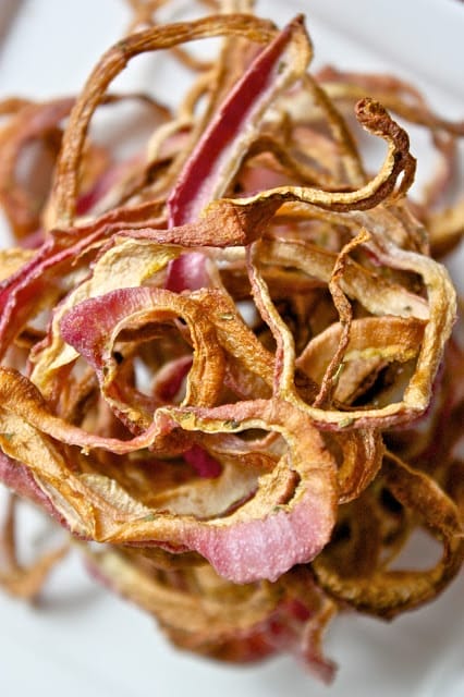 Oven-Dried Crispy Onions
