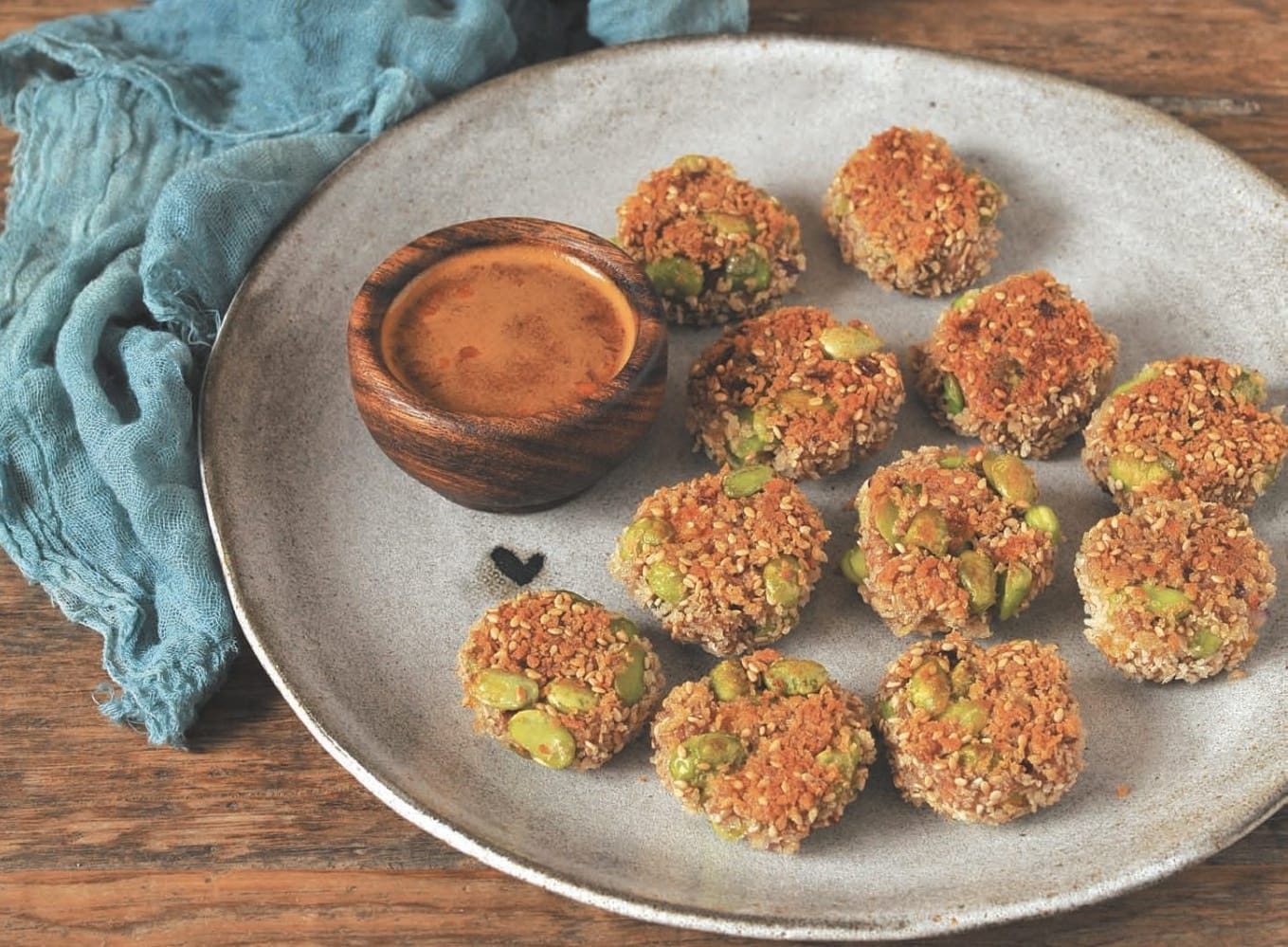 Edamame Cakes
