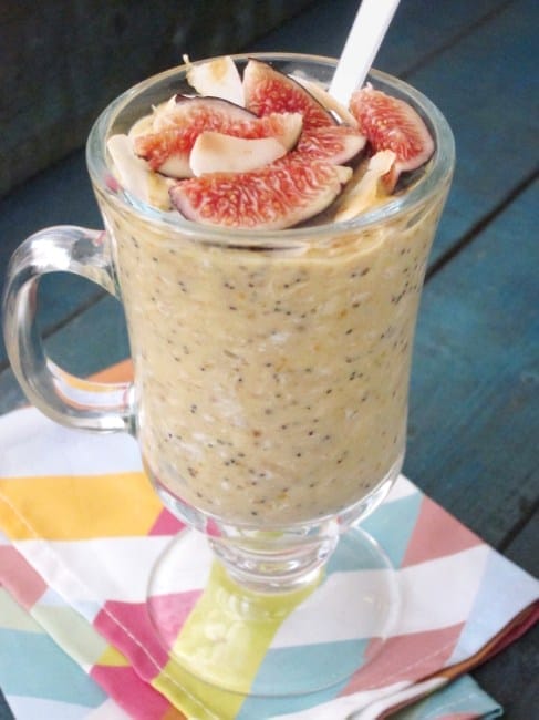 Peach Poppyseed Overnight Oatmeal