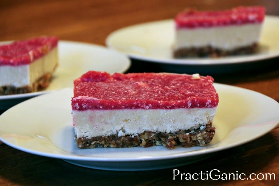 Raw Strawberry Cheesecake