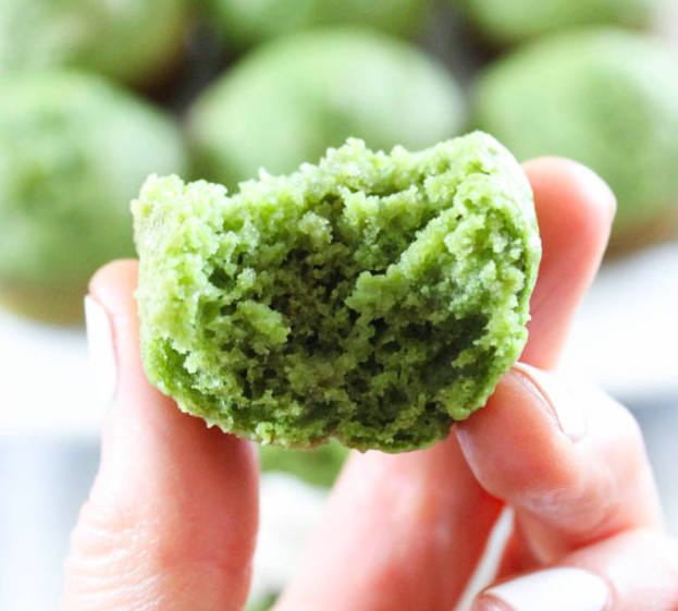 matcha lemon muffins
