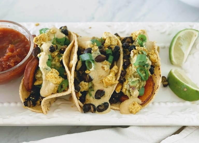 Vegan Savory Breakfast Tacos