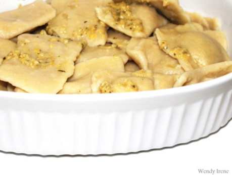 Artichoke White Bean Ravioli