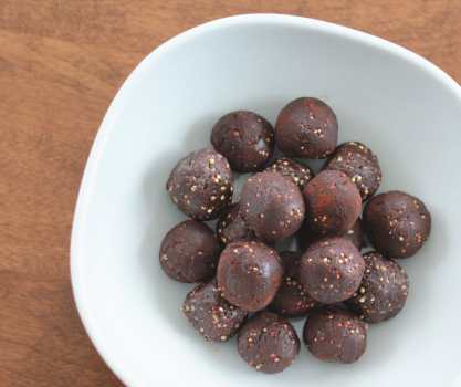 NO-BAKE CHOCOLATE DATE TRUFFLES
