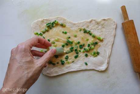 The Flakiest Scallion Pancakes
