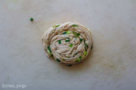 The Flakiest Scallion Pancakes