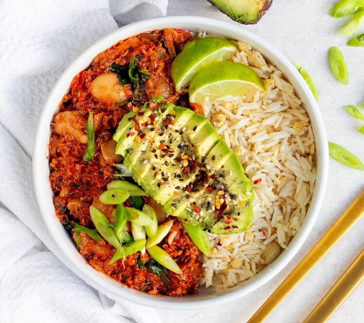 quinoa avocado chili