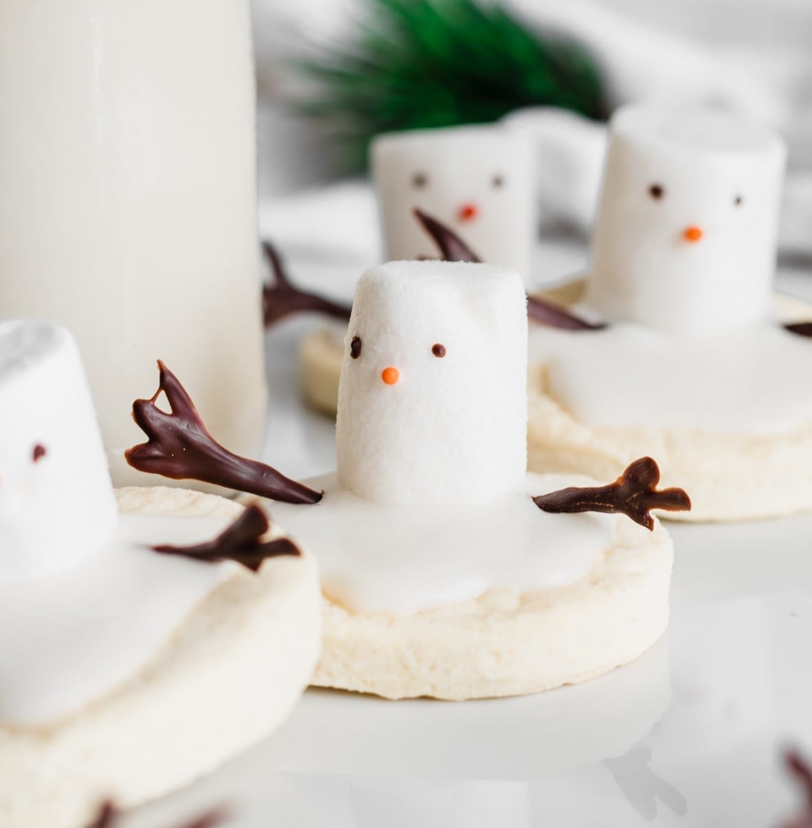 snowman cookies