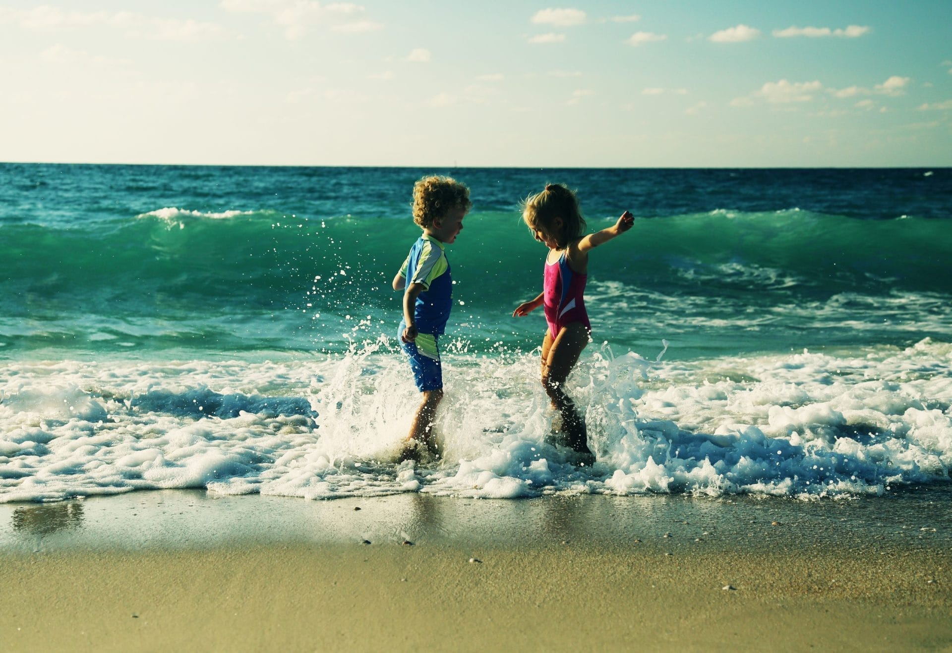 Kids in Ocean