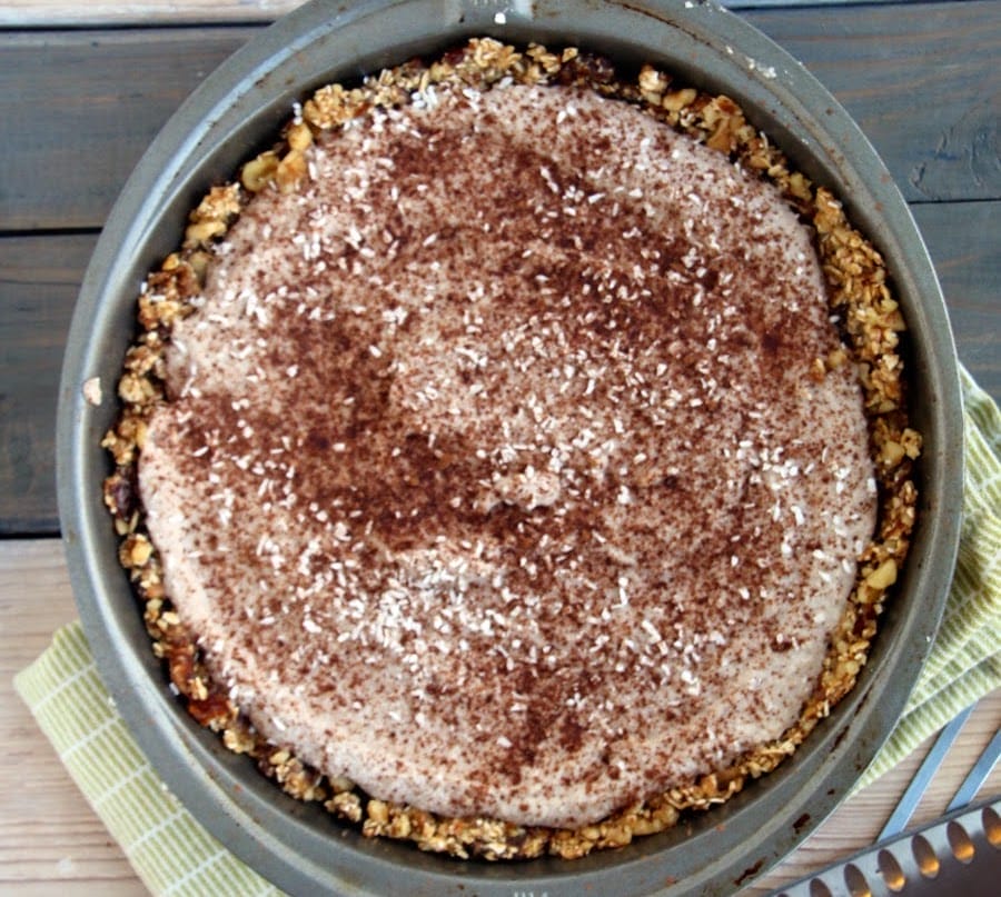 Raw Banana Cream Pie