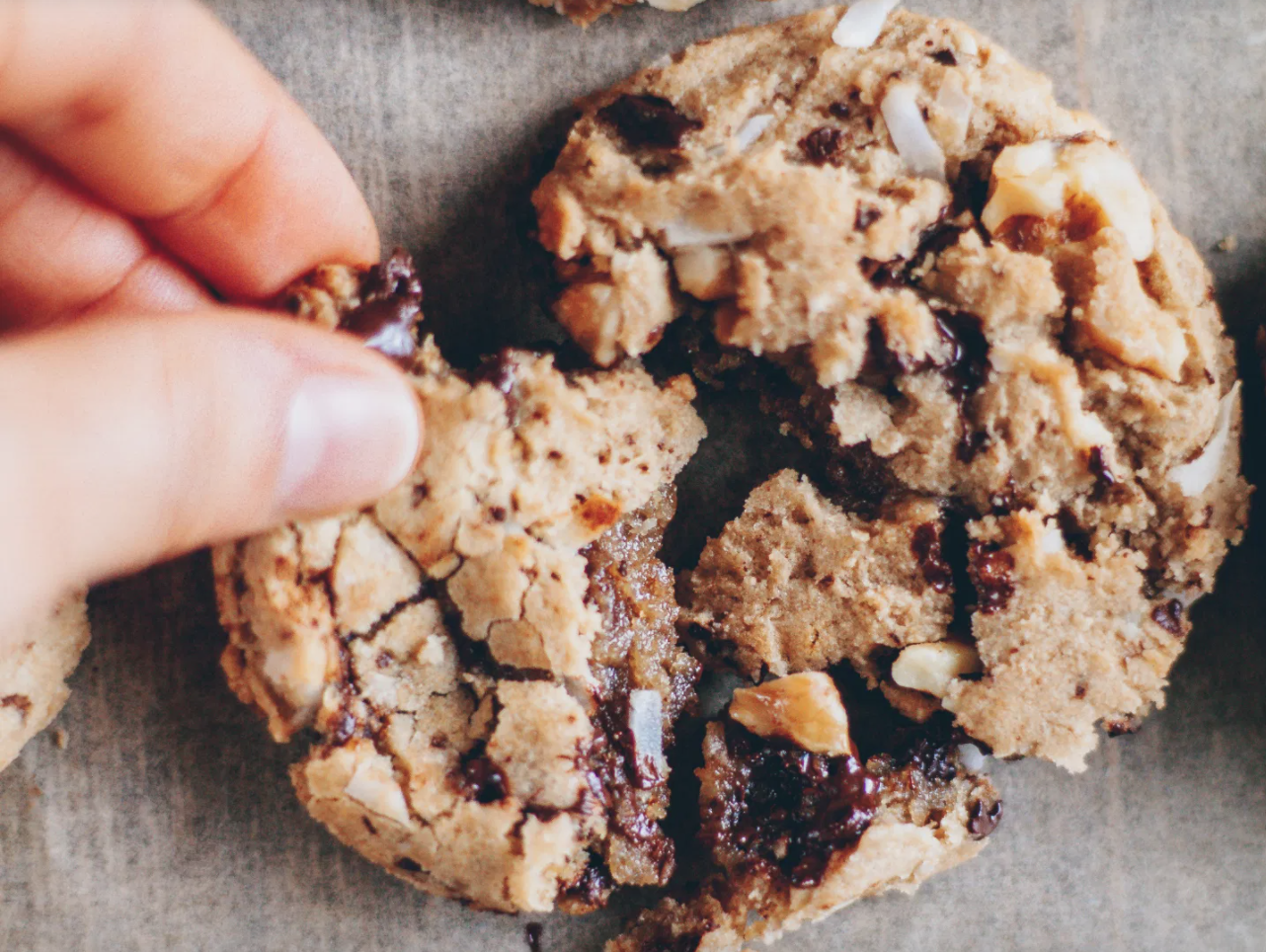 Coconut Walnut Chocolate Chip Cookies