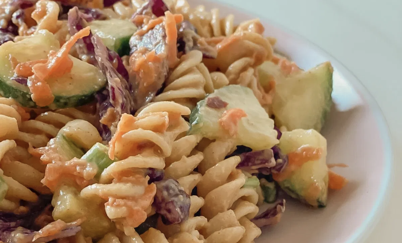 Veggie Packed Thai Pasta Salad