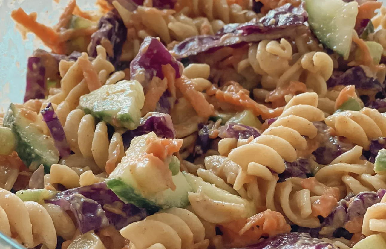 Veggie Packed Thai Pasta Salad