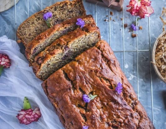 Banana Strawberry Bread
