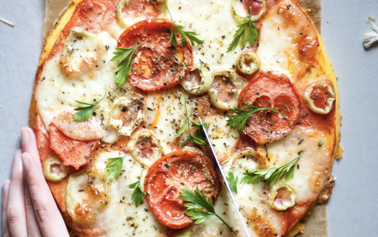 polenta pizza