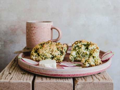 sour cream and onion scones