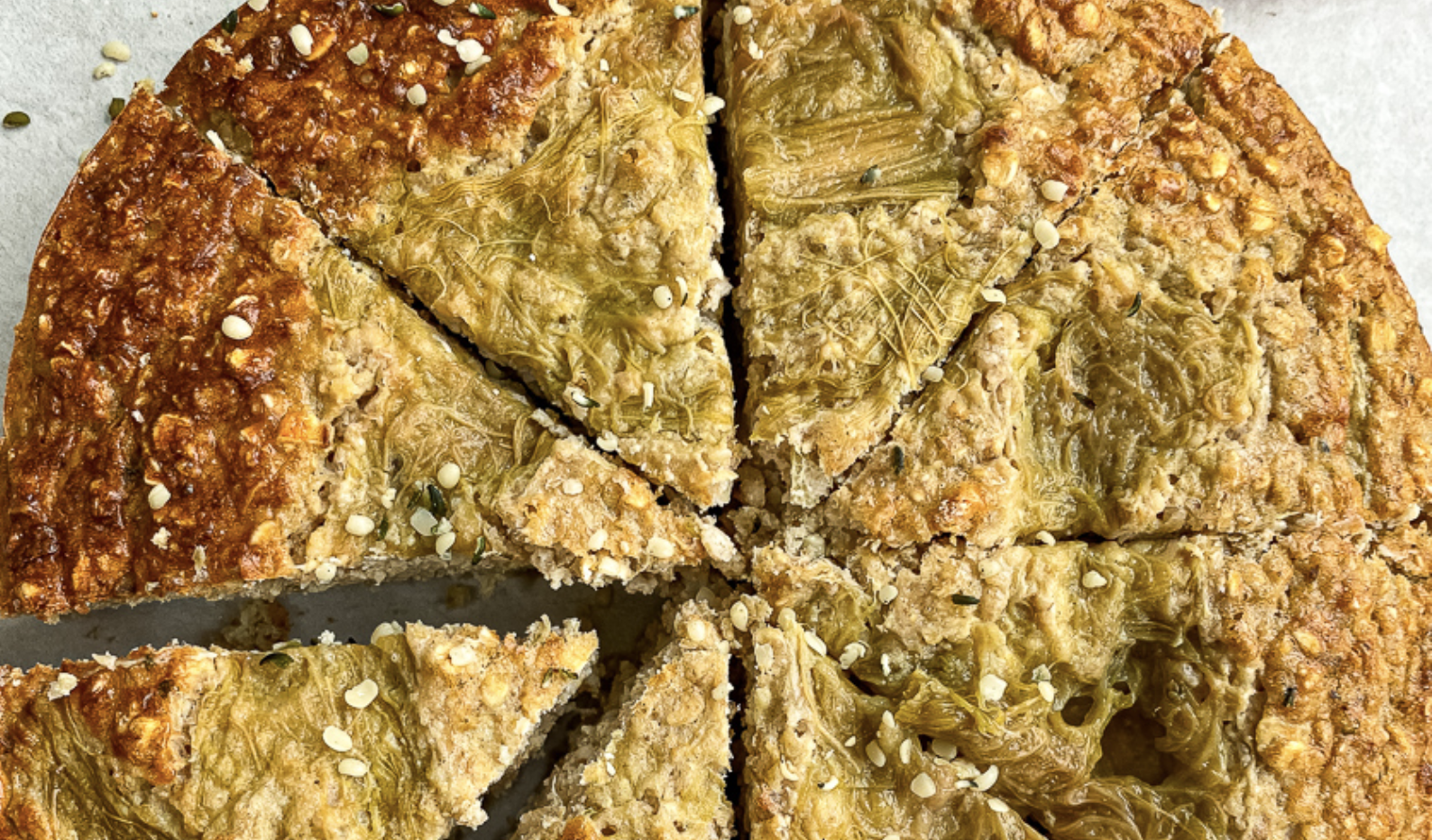 High Protein Rhubarb Oat Bars