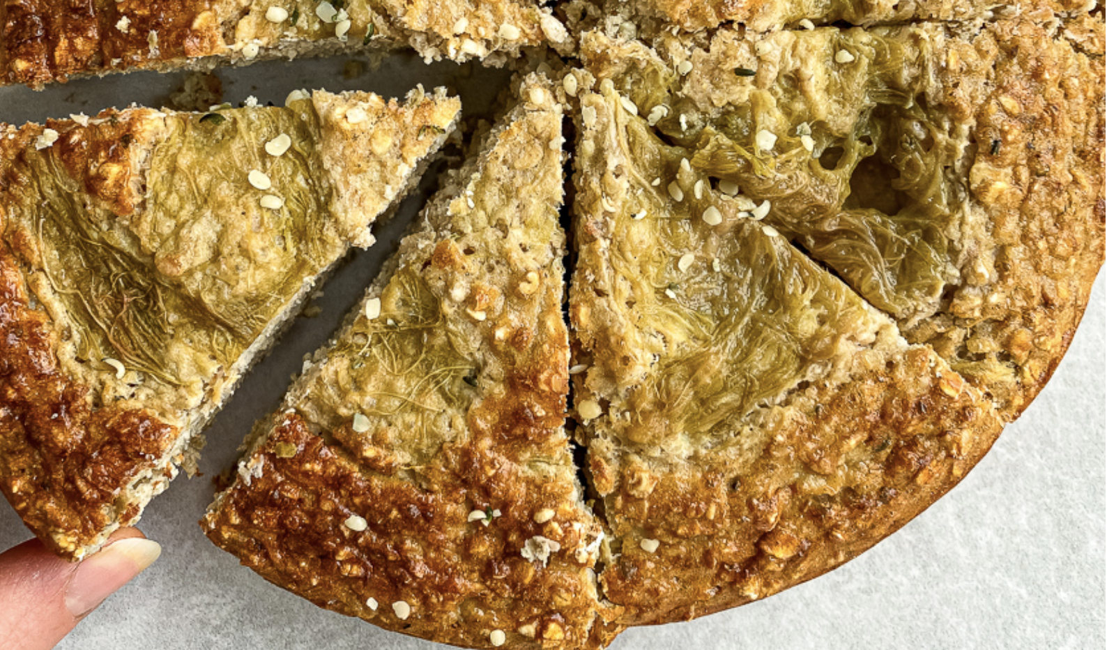 High Protein Rhubarb Oat Bars