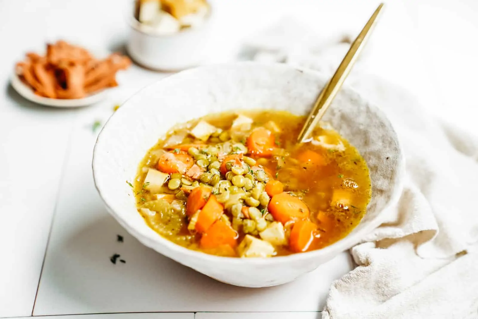 Light + Fresh Vegan Split Pea Soup