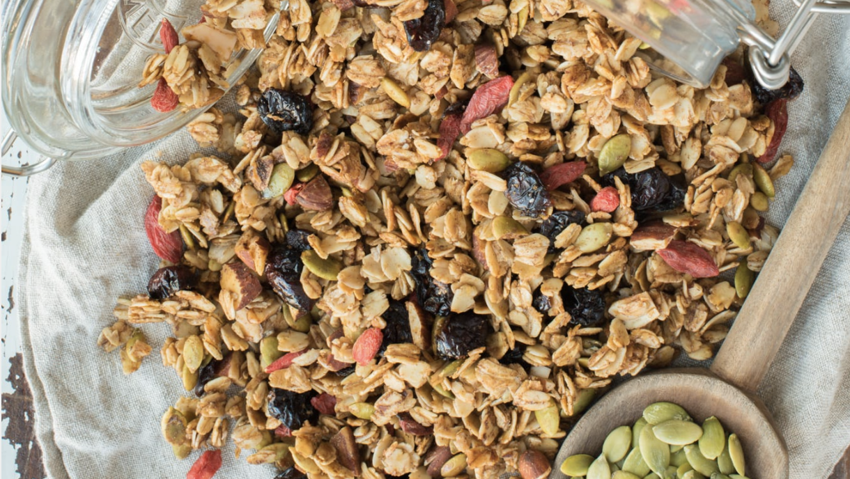 Crunchy Maple Almond Granola