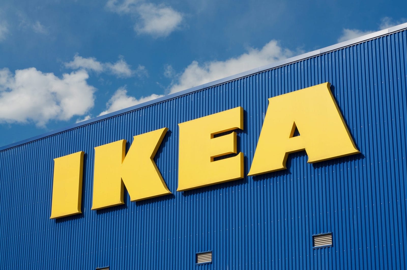 The outside of an IKEA building