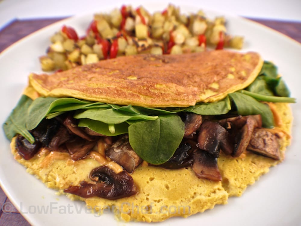 Low-Fat Silken Tofu Omelet