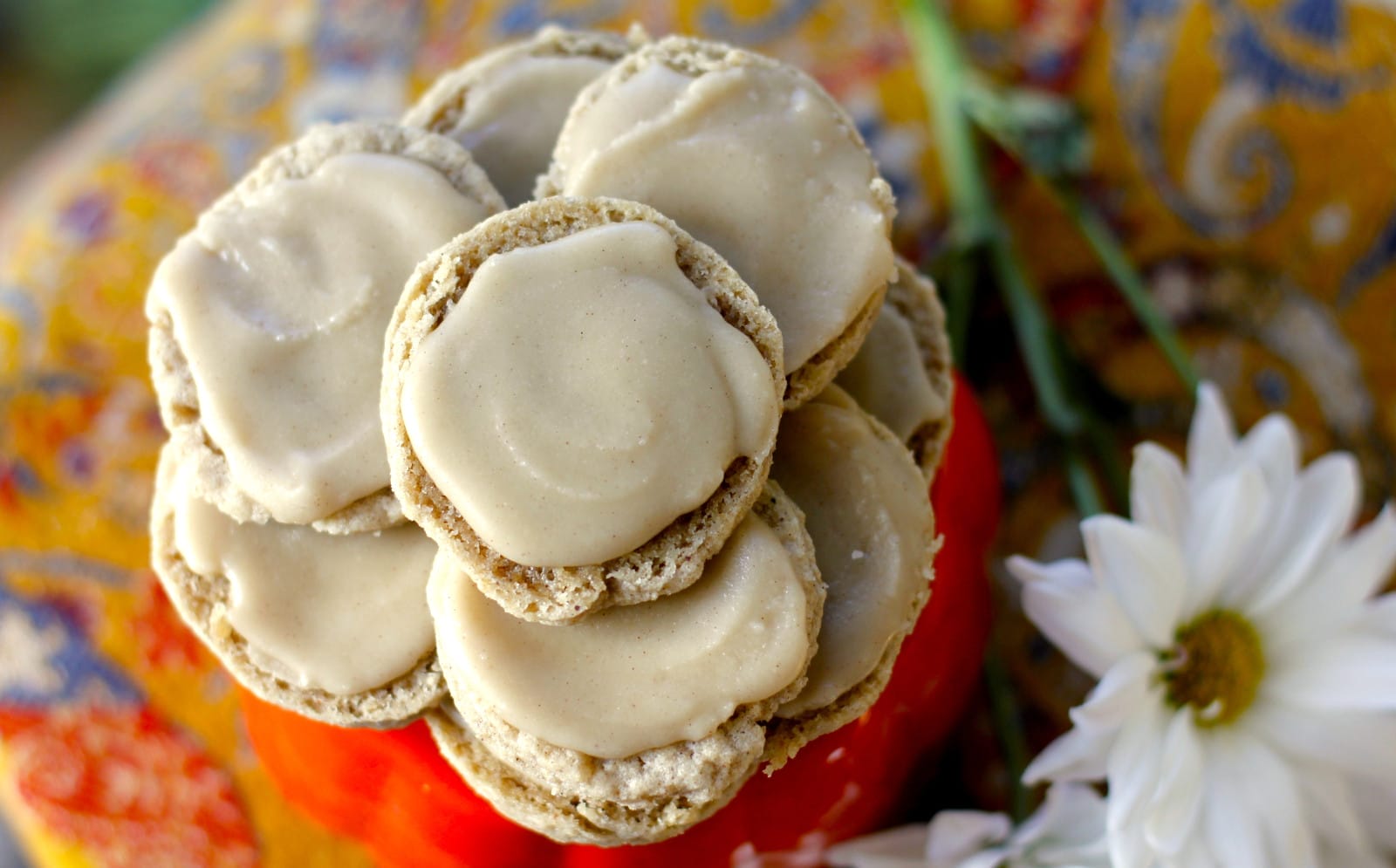 Spiced Sugar Cookies With Maple Icing 