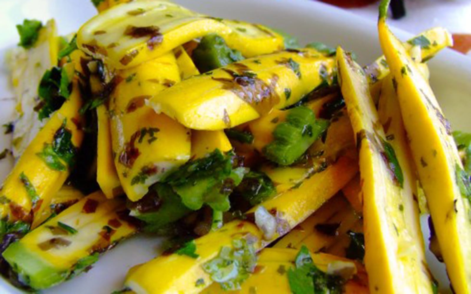 Marinated Zucchini and Seaweed Salad 