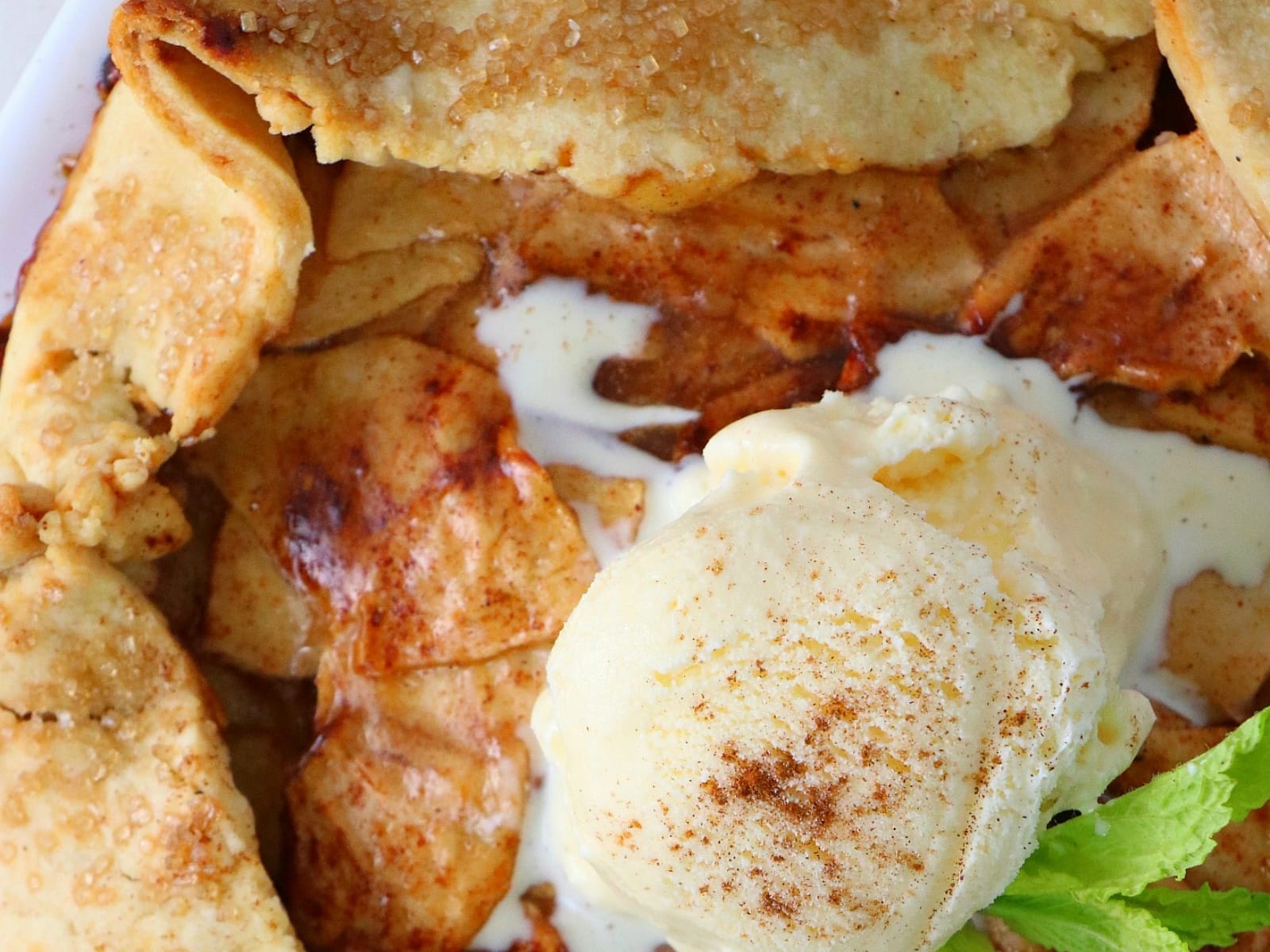 Cinnamon Apple Galette
