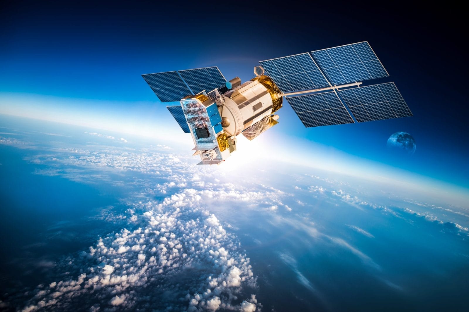 Satellite in space