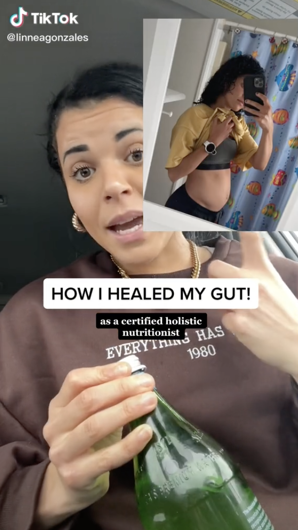 woman on tiktok