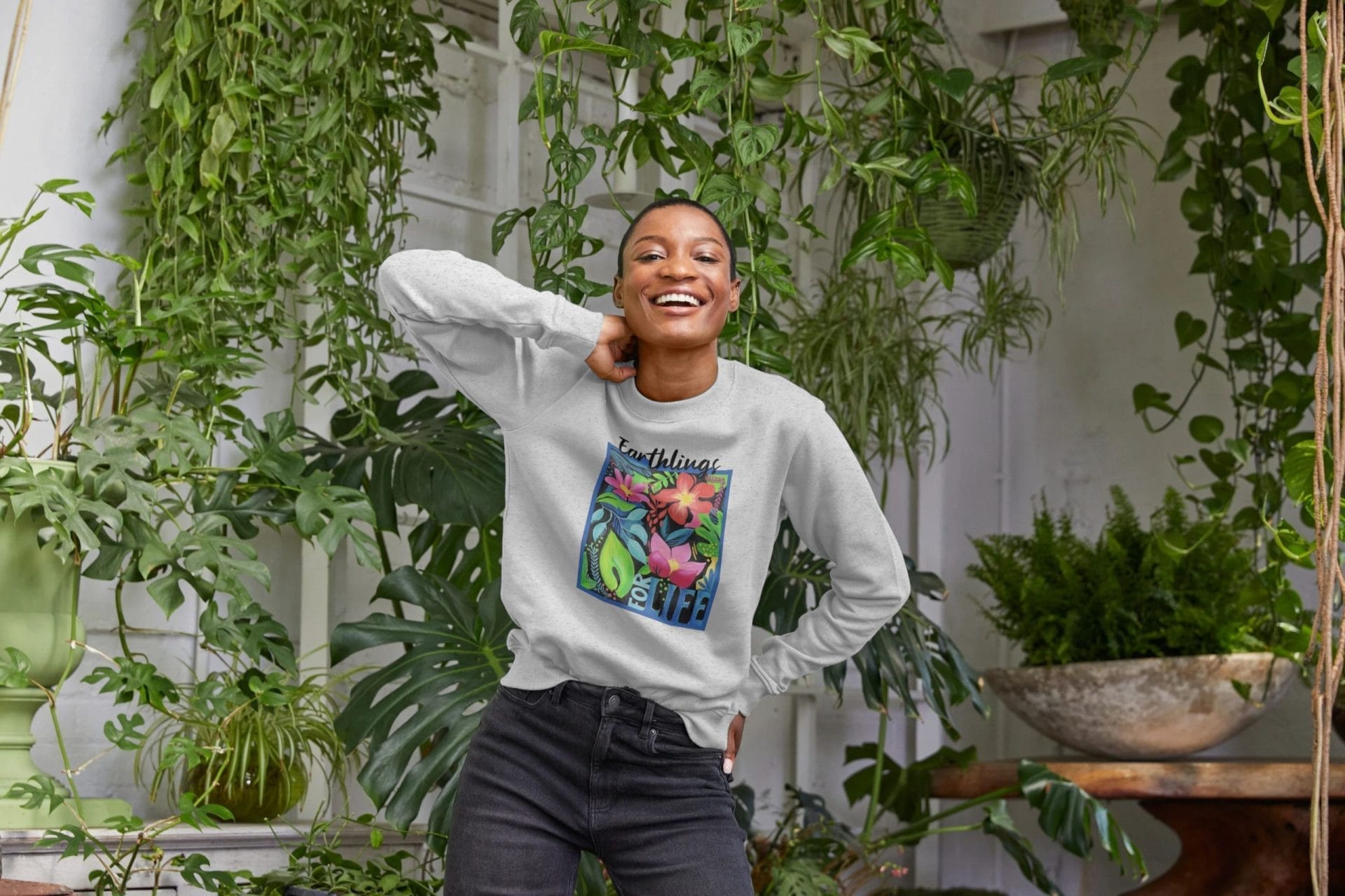 climate change tshirt made from recycled materials