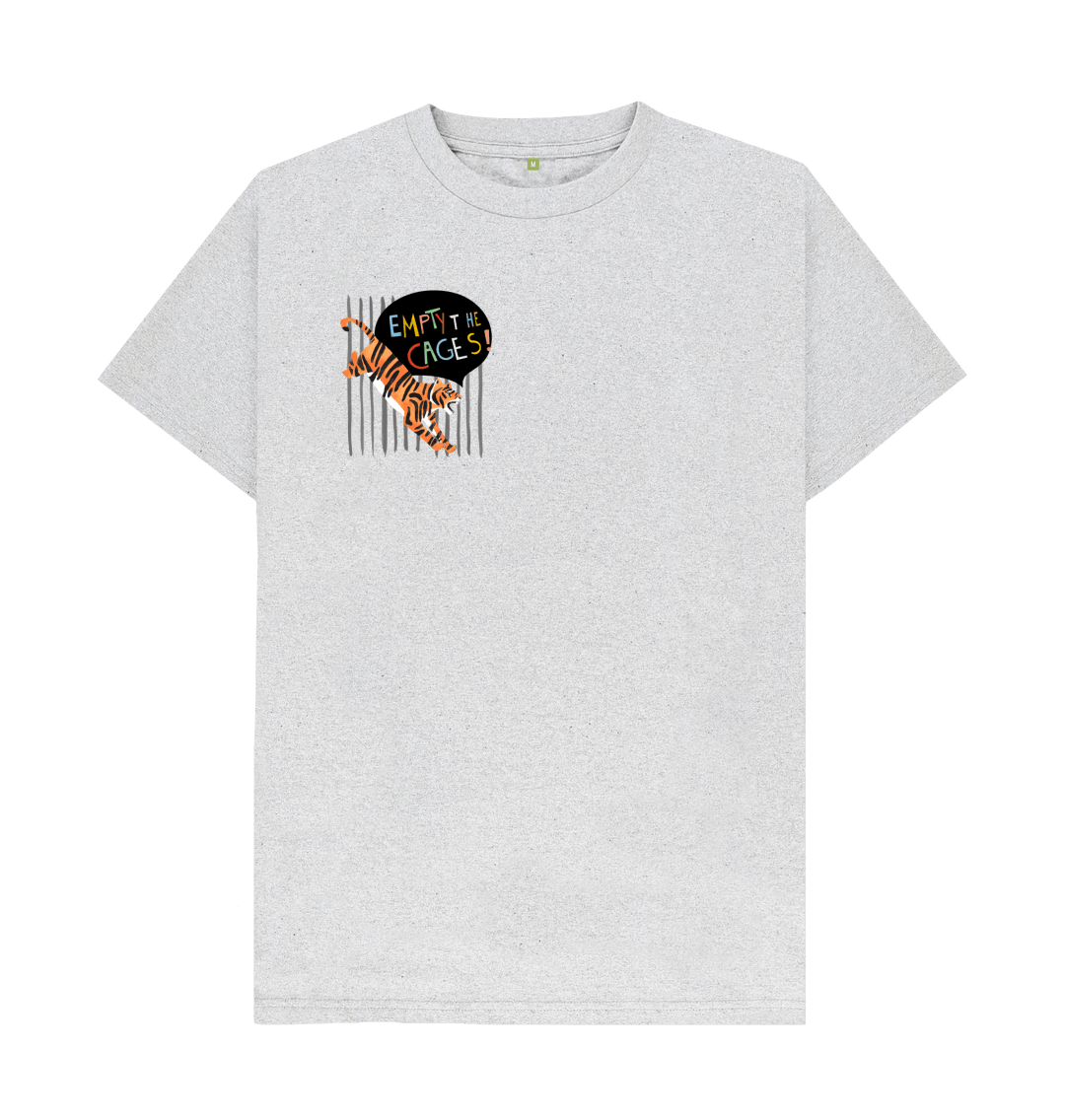 Empty the cages grey tee