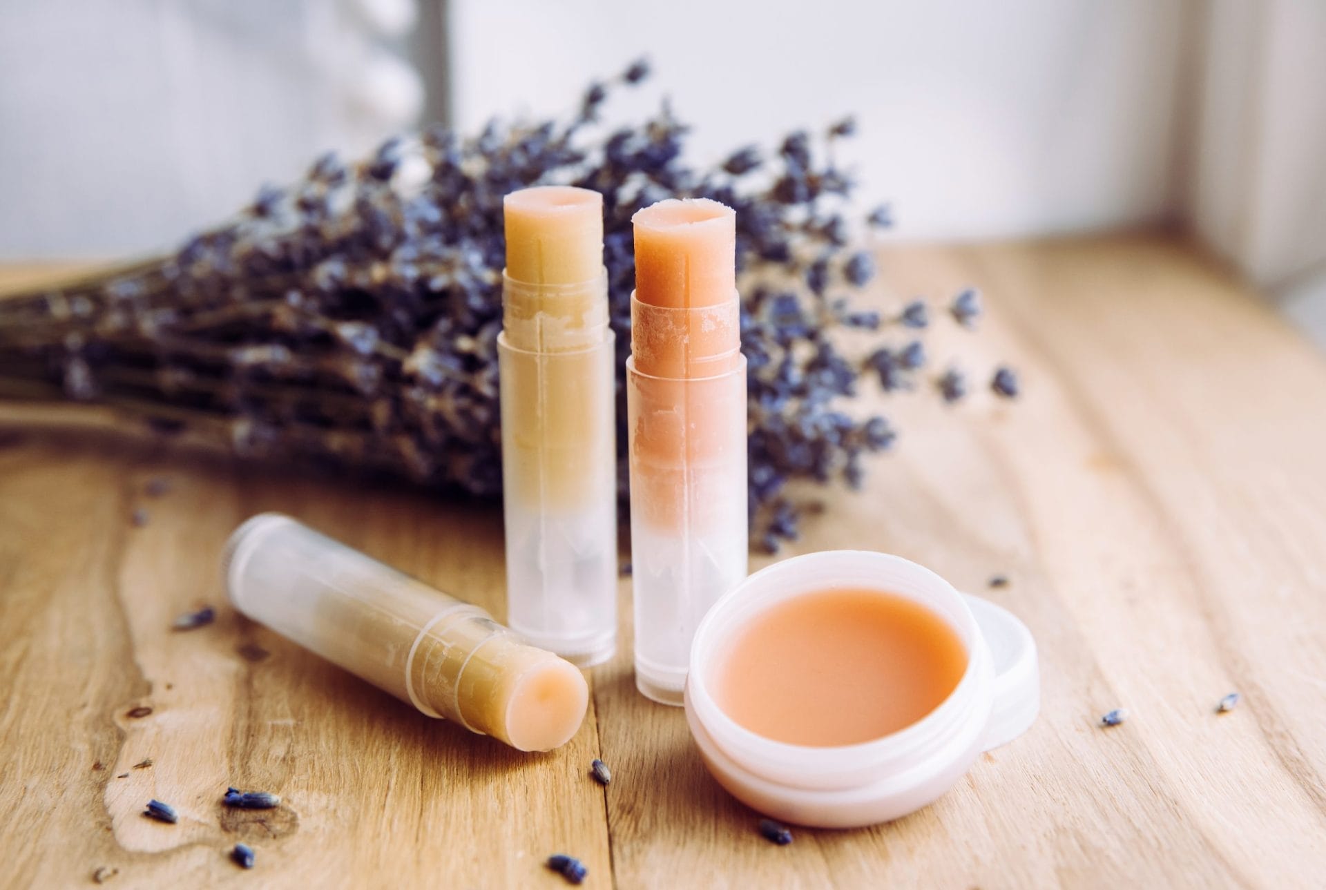 DIY natural lip balm