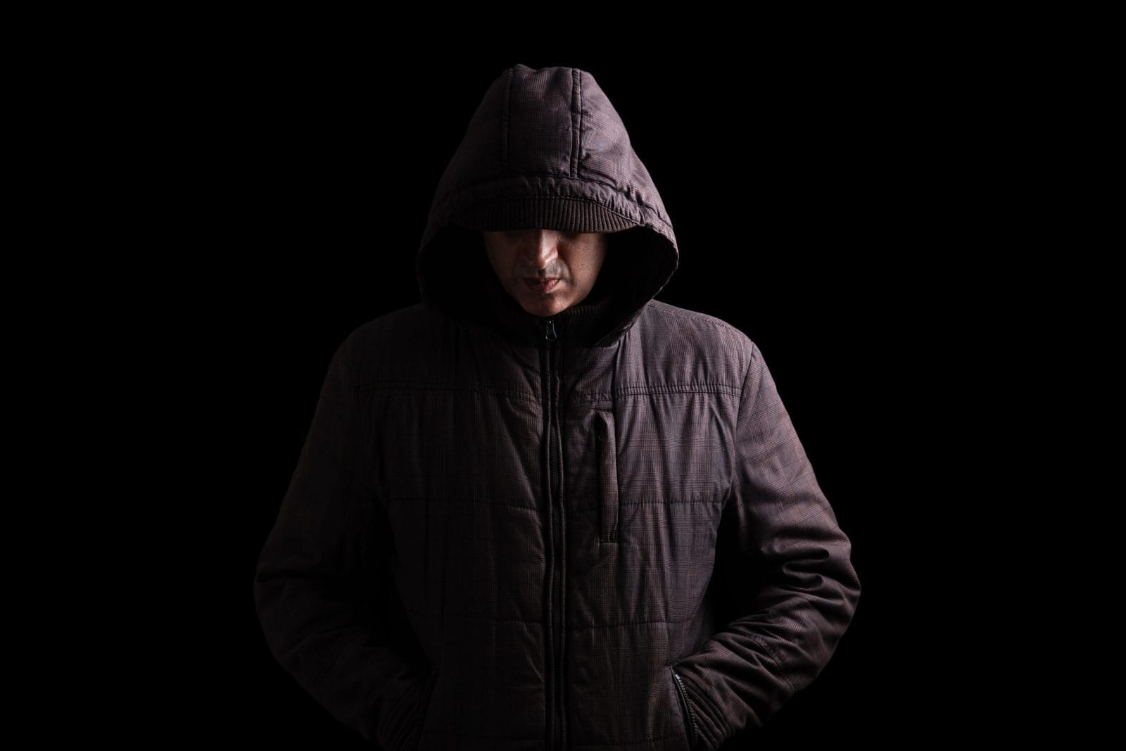 Man wearing an eco friendly parka